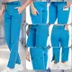 Blue Work Pants Multicolor Medical Scrub Bottoms Lab Beauty Salon Spa Work Trousers Jogging Pants