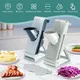 Mandoline Food Slicer einstellbar 3 in 1 Slicer für Küche Food Chopper sicher multifunktion ale