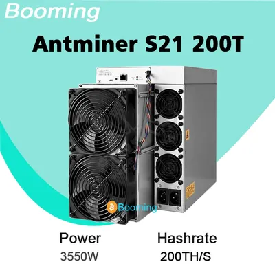 2024 Antminer S21 200TH/s 3550W SHA-256 Bitcoin Bitmain Asic Miner S21 200T BTC BCH Fournisseur