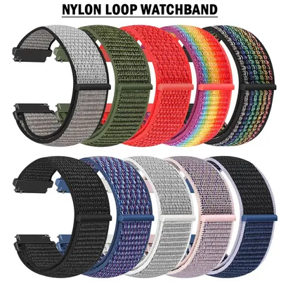 Nylonband für Samsung Galaxy Watch 6/4/Classic/3/5/Pro/Active 2 20 mm/22 mm Sport atmungsaktives Image