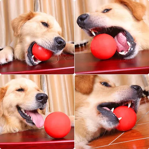 Harte feste Gummi bälle für Hunde biss resistente und unzerstörbare Hunde trainings ball Haustier