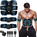 EMS stimolatore muscolare wireless trainer Smart Fitness allenamento addominale adesivi elettrici per la perdita di peso massaggiatore dimagrante corpo