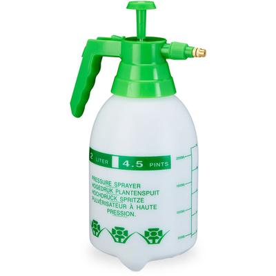 Pumpsprühflasche, einstellbare Messingdüse, Pflanzen Bewässerung, Pestizide, Putzmittel, 2l