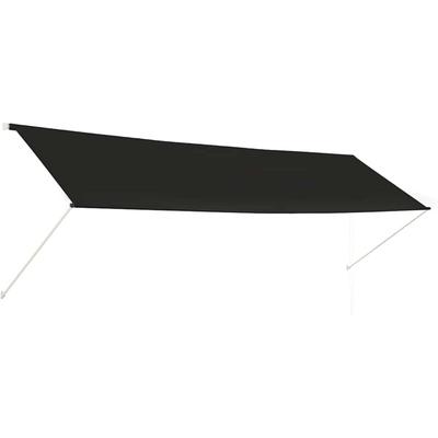 Vidaxl - Einziehbare Markise 400×150 cm Anthrazit