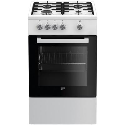Beko - 68l gaskocher 4 brenner weiß FSG52000DWC Image
