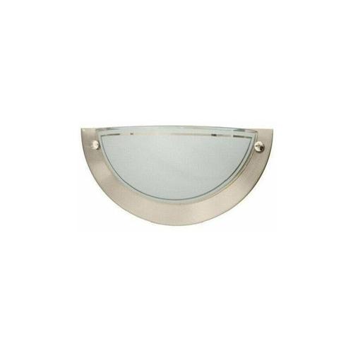 Wandleuchte led Halbmond Nickel satiniert 1xE27 GSC 0701939