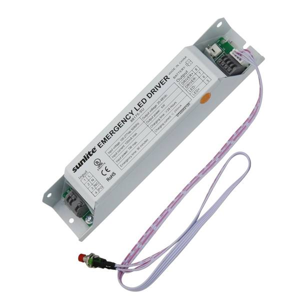 Sunlite 88175 - 6 watt 25/48 volt Emergency Battery LED Driver (Emergency Battery 6W 120-240mA 25-48VDC)
