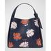 Knott Medium Floral-embossed Leather Tote Bag