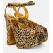 Vargas Leopard-print Platform Sandals