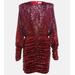 Nikita Ruched Sequined Stretch-jersey Mini Dress