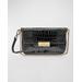 Edie Croc-embossed Leather Shoulder Bag