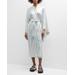 Lamé Tie-belt Midcalf Coverup Robe