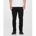 P005 Black Raw Slim-fit Jeans