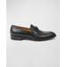 Alpha Classic Bit Leather Loafers