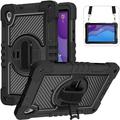 Tavoletta Custodie cover Per Lenovo M10 HD 2nd Gen 10.1 TB-X306 Portatile Manico Rotazione a 360° Armatura PC Silicone