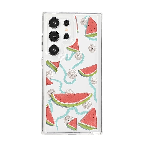 Handy Hülle Handyhüllen Für Samsung Galaxy S25 S24 S23 S22 Plus Ultra S23 FE A55 5G A35 5G A25 A15 A14 Rückseite Ultradünn Nicht vergilbend Stoßfest Blumendruck TPU Image