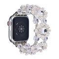 Bijoux Bracelet Compatible avec Bracelet Apple Watch 38mm 40mm 41mm 42mm 44mm 45mm 49mm Diamant bling Perlé Ajustable Alliage Perles Bracelet de remplacement pour iwatch Ultra 2 Series 9 8 7 SE 6 5 4