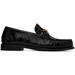 Black Croc-effect Medusa '95 Loafers