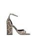 Fiona Python-print Heeled Sandals