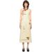 Beige Regenerated Midi Dress