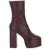 Lexy Round Toe Platform Ankle Boots