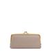 Large Cora Leather Frame Clutch