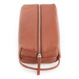 Compact Leather Toiletry Bag