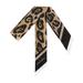 Leopard-Print Twill Headscarf