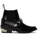 Ankle Strap Chelsea Boots