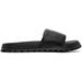 Black 'the Leather Slide' Sandals