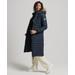 Faux Fur Hooded Longline Light Padded Puffer Coat