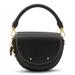 Black Leather Frayme Shoulder Bag