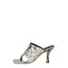 Python Printed Heeled Mules