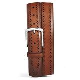 Manistee Brogue Leather Belt