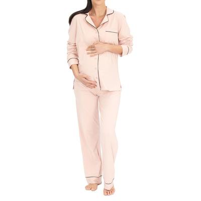 Button Front Maternity Pajamas
