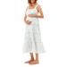 Mara Floral Tie Strap Maternity/nursing Sundress