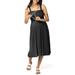 Sienna Smocked Midi Maternity/nursing Dress