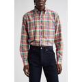 Madras Plaid Button-down Shirt