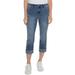 Charlie Mid Rise Cuffed Crop Slim Jeans