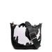 All For Love Cow Print Genuine Calf Hair & Leather Crossbody Saddle Bag