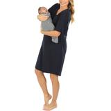 Mama Hospital Maternity/nursing Nightgown With Bonus Baby Pouch