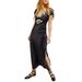 Cooper Embroidered Satin Maxi Dress