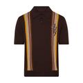 Striped Wool And Cotton-blend Polo Shirt