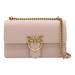 Beige Leather Love One Shoulder Bag