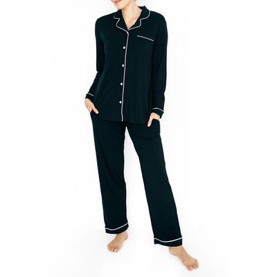 Clea Classic Long Sleeve Maternity/nursing/postpartum Pajamas