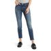 Le Garcon Raw Step Hem Mid Rise Boyfriend Jeans