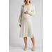 Gaia Cutout Long Sleeve Wool & Cashmere Maternity Sweater Dress