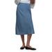 Crinkled Satin Slip Skirt