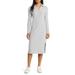 Caslon(r) Long Sleeve Rib Dress