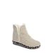 Espadrille Platform Bootie With Faux Fur Lining